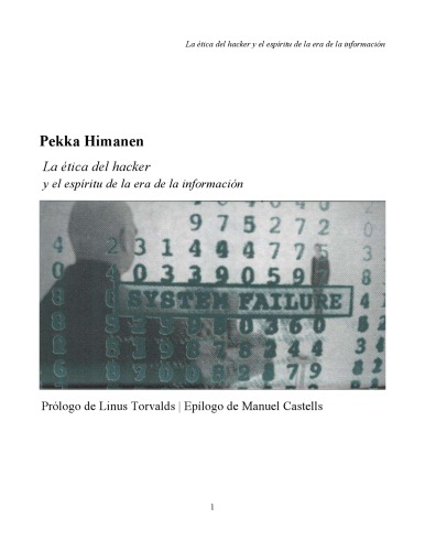 La ética del hacker y el espíritu de la era de la información