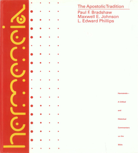 The Apostolic Tradition