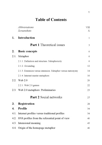 Metaphors of the Web 2.0: With Special Emphasis on Social Networks and Folksonomies