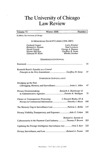 The University of Chicago Law Review