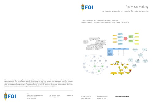 Analytiska verktyg - en översikt av metoder och modeller för underrättelseanalys