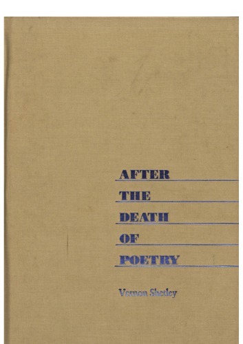 After the Death of Poetry: Poet and Audience in Contemporary America