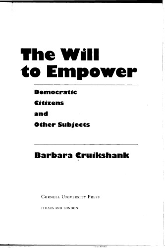 The Will to Empower: Democratic Citizens and Other Subjects