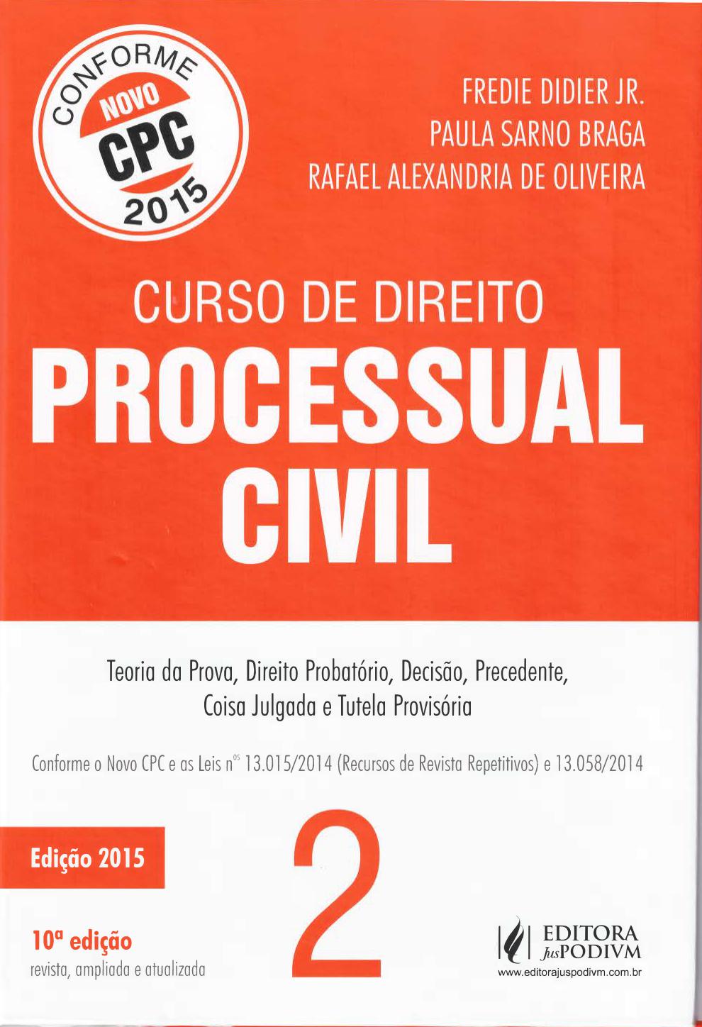 DIDIER JR., Fredie - Curso de Direito Processual Civil II - 2015