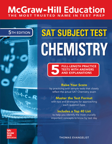 McGraw-Hill Education SAT Subject Test Chemistry