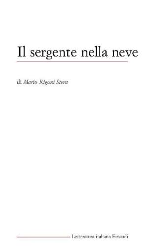 Il sergente nella neve