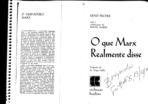 O que Marx realmente disse
