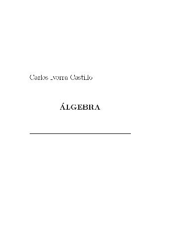 Algebra
