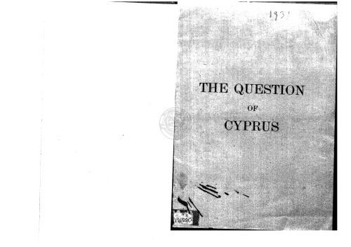 THE QUESTION OF CYPRUS