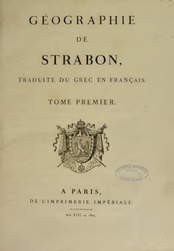 GEOGRAPHIE DE STRABON