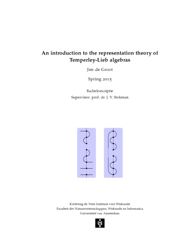 An introduction to the representation theory of Temperley-Lieb algebras