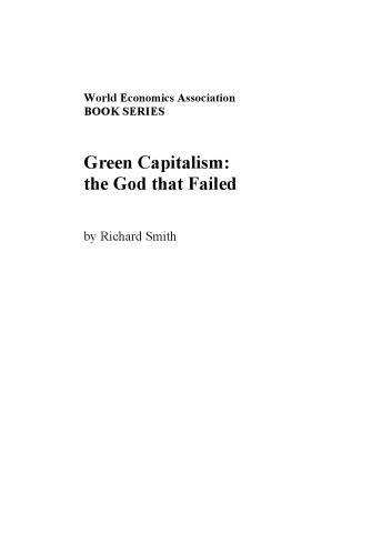 Green Capitalism. The God that Failed