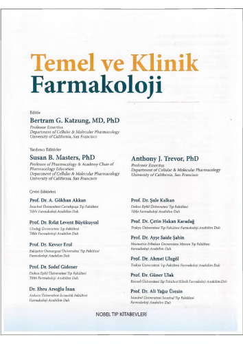 Temel ve Klinik Farmakoloji