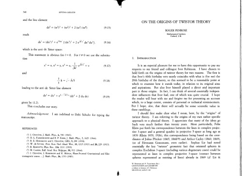 On The Origins Of Twistor Theory