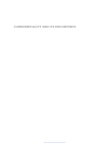 Confidentiality and Its Discontents: Dilemmas of Privacy in Psychotherapy
