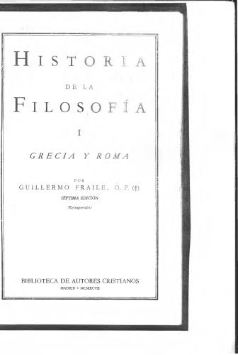 Historia de la filosofía