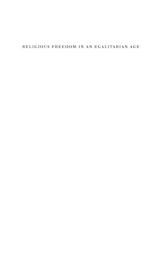 Religious Freedom in an Egalitarian Age