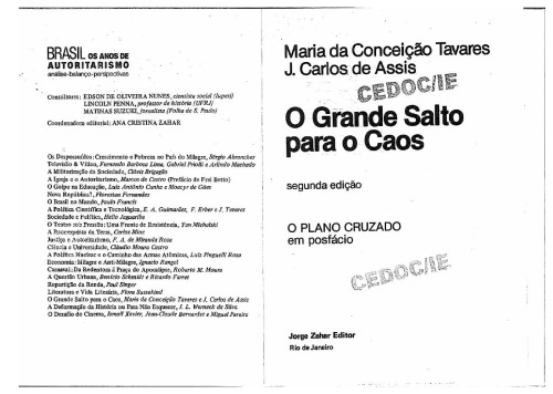 O grande salto para o caos: A economia política e a política econômica do regime autoritário