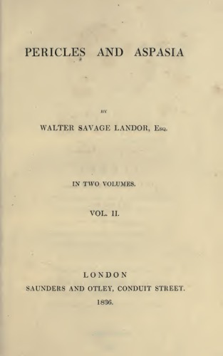 PERICLES AND ASPASIA