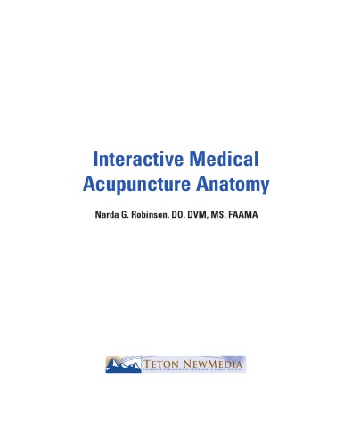 Interactive Medical Acupuncture Anatomy