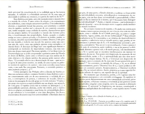 Gênese e estrutura da Fenomenologia do Espírito