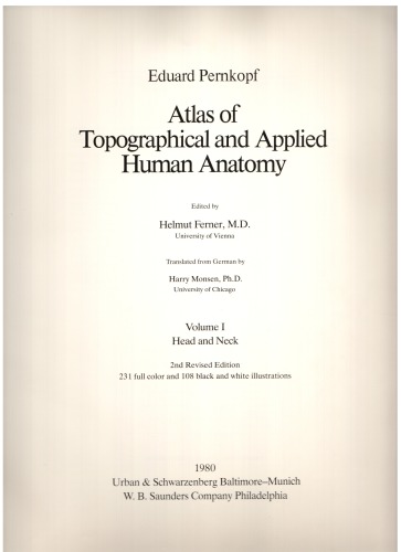 Atlas of topographical and applied human anatomy (Vol. 1)