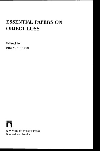 Essential Papers on Object Loss