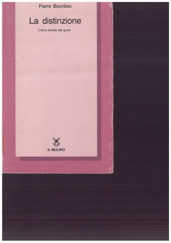 La distinzione. Critica sociale del gusto