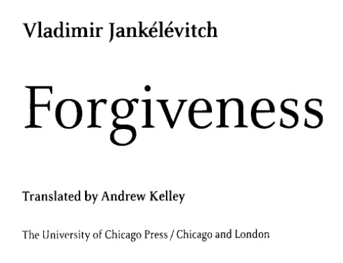 Forgiveness