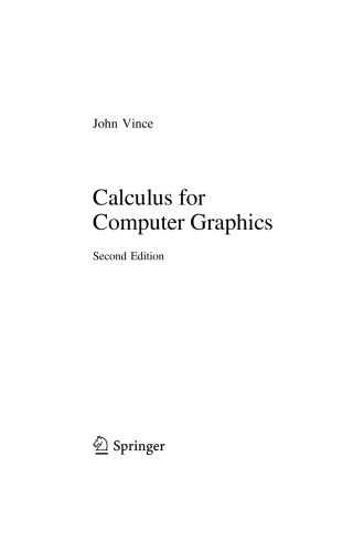 Calculus for Computer Graphics [2nd ed.]