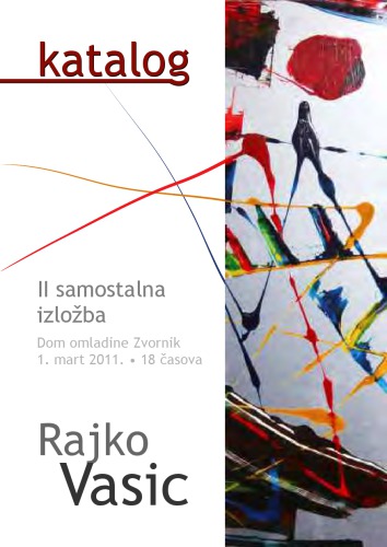 Catalog of modern graphic Art pictures. Каталог II самосталне изложбе слика Р. Васића Katalog II samostalne izložbe slika R. Vasića