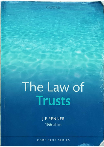 Law of trusts.