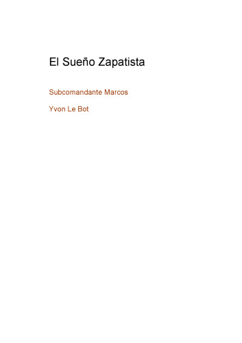 El sueño zapatista