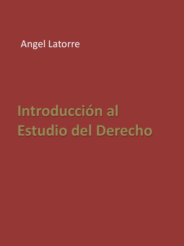 Introducción al Estudio del Derecho