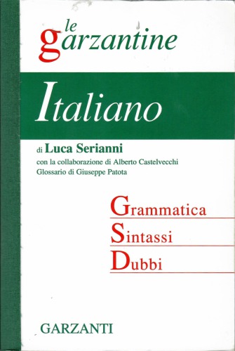 Italiano. Grammatica, sintassi, dubbi