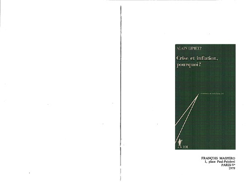 Crise et inflation, pourquoi ?