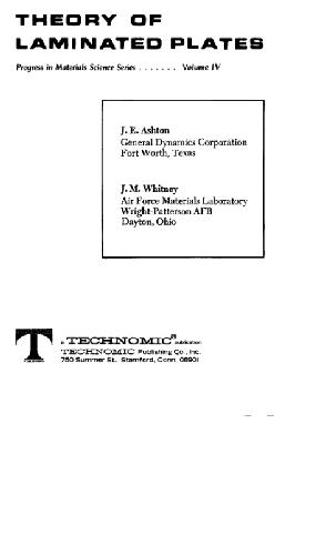 Theory of laminated plates