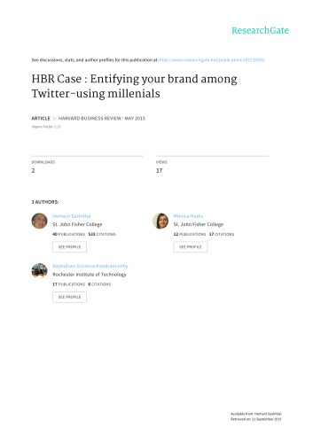 Business Horizon Twitter