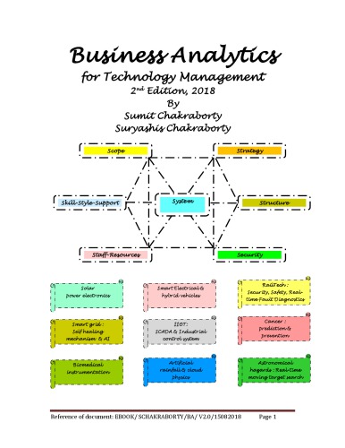 Business Analytics  for Technology Management