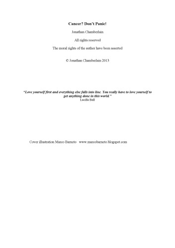 Cancer? Don’t Panic!