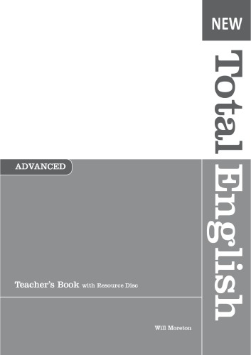New Total English Advanced - Teacher’s book