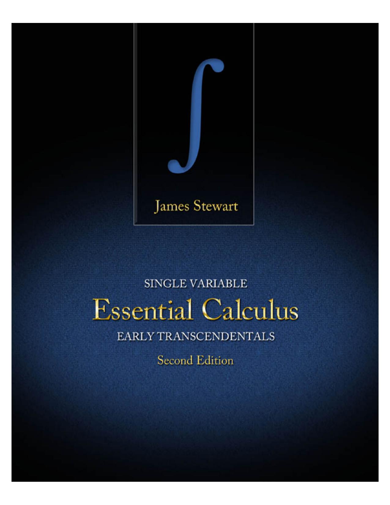Single Variable Essential Calculus: Early Transcendentals