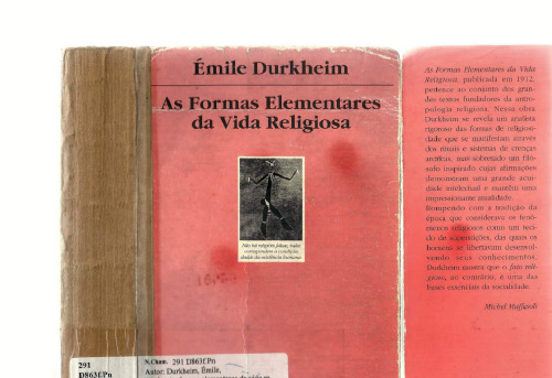 As Formas Elementares da Vida Religiosa: O Sistema Totêmico na Austrália
