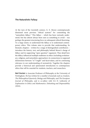 The naturalistic fallacy