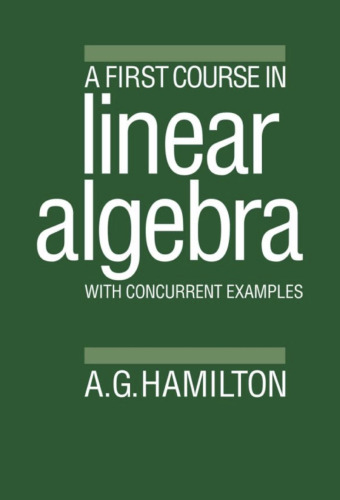 A first course in linear algebra