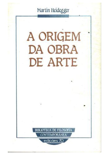 A origem da obra de arte