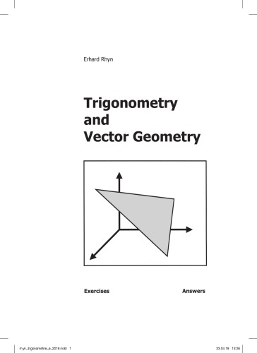 Trigonometry and Vector Geometry