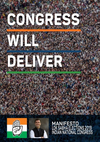 Congress will deliver - Manifesto