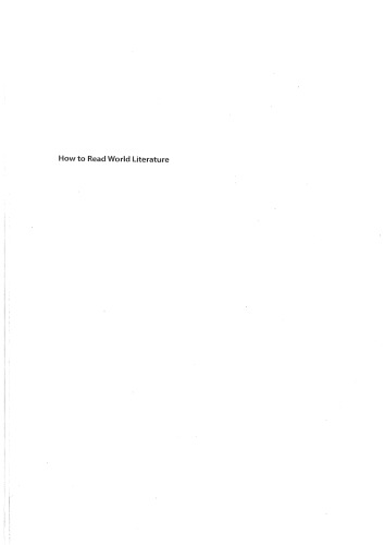How to Read World Literature