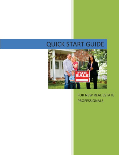 Pennsylvania Quick Start Guide For New Real Estate Professionals